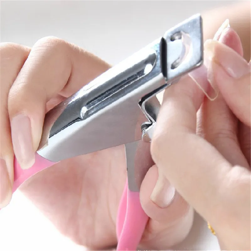 Nail Clipper Edge Cutter False Shear Tips Fake Stainless Steel planted Gel Art Tools | Красота и здоровье