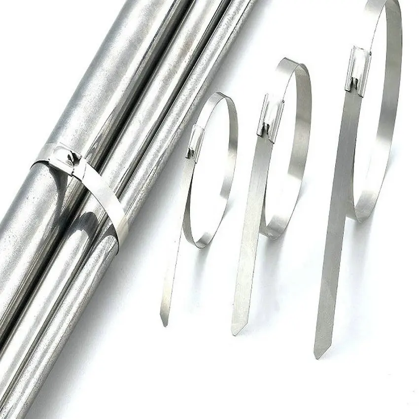 Металлическая кабельная стяжка из нержавеющей стали диаметром 5X300 мм 50 шт.|tie