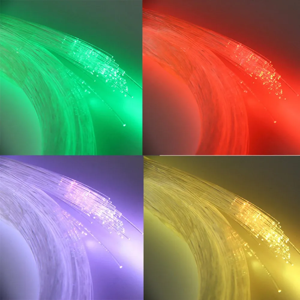 16 Вт RGBW 24key РФ дистанционного LED Волоконно-оптический Звезда Потолок Комплект 350