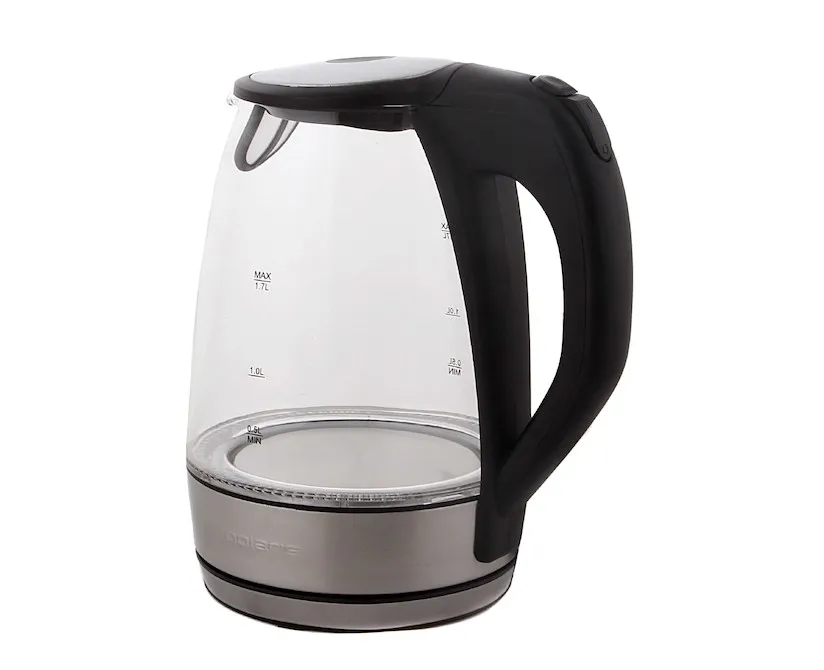 Kettles Polaris PWK 1729CGL Electric 1.7L 2200W Water Heating Auto-Off Glass Quaik Hot Ship from Russia | Бытовая техника