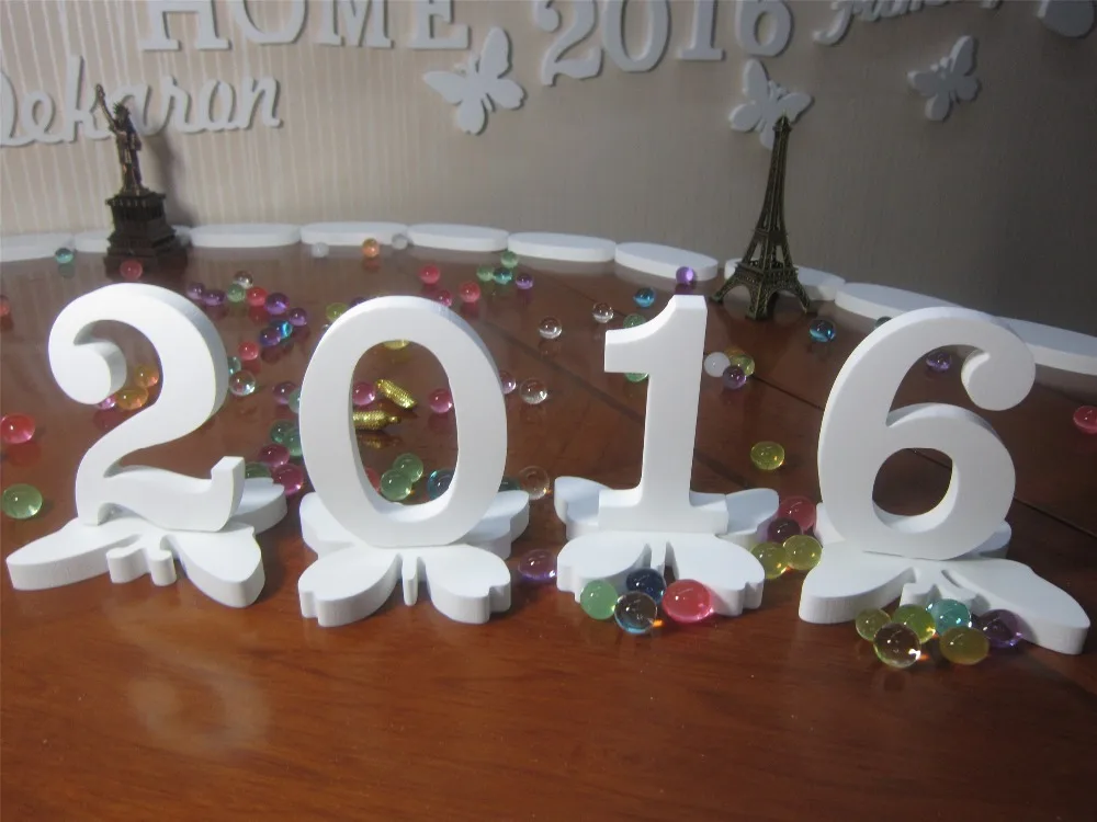 Домашний декор 3D Наклейка на стену 10 см искусственные деревянные изделия белая