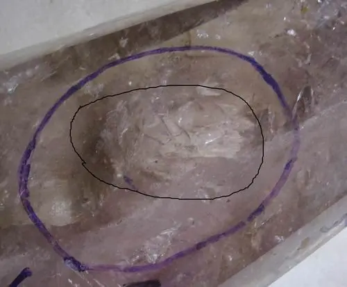 9.2LB большие Редкие пузырьки воды ENHYDRO Аметист Кварцевый Кристалл 6 пузырьков воды AAA