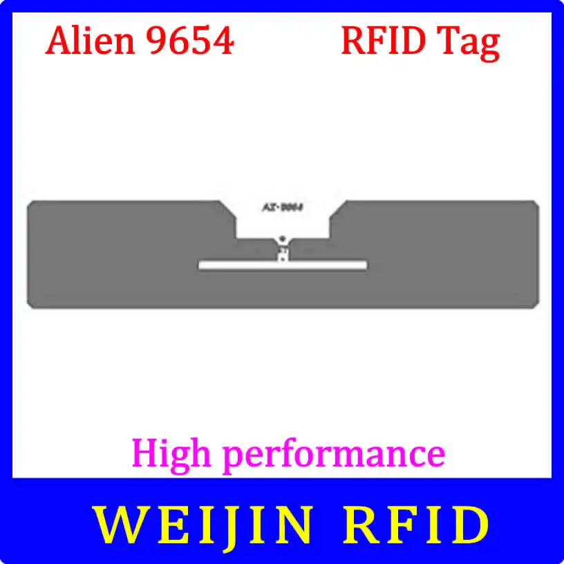 Alien 9654 UHF RFID сухая инкрустация 860 960 МГц Higgs3 915M EPC C1G2 ISO18000 6C можно использовать для