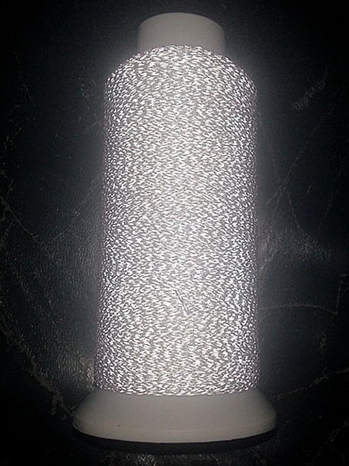 Толщина 0 25 мм Длина 1000 ярдов аналогичная 3 м серебристо-серая Светоотражающая