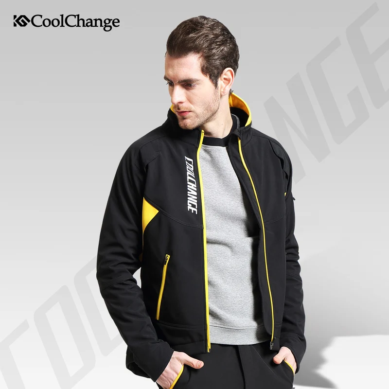 Велосипедная куртка CoolChange Зимняя Теплая Флисовая ветрозащитная для горного