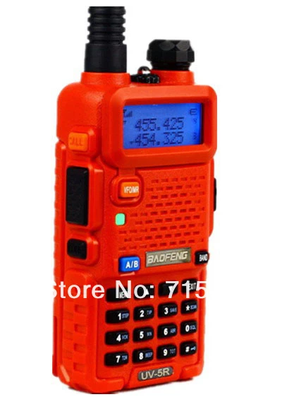 2 шт. BAOFENG UV-5R 5 Вт рация 136-174/400-520 МГц двухдиапазонный UHF/VHF портативный Ham двухстороннее радио 128CH UV5R