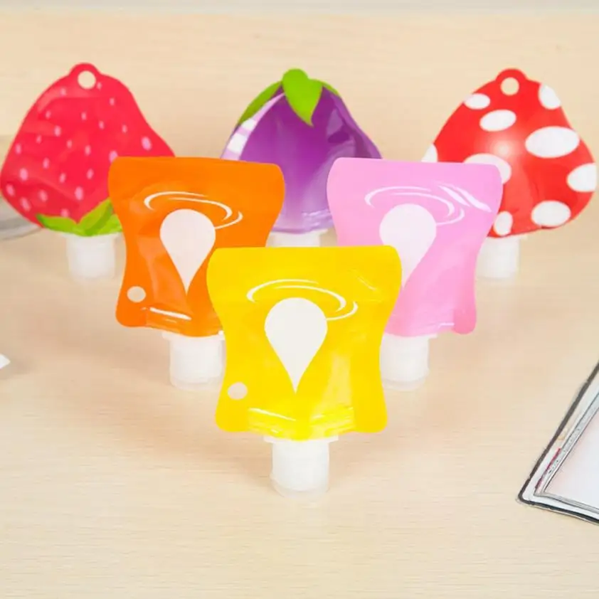 Милые дорожные переносные бутылки для шампуня пустой лосьон мини контейнер