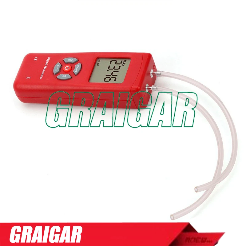 

TL-101 Portable Digital Manometer Pressure Guage 5psi Large LCD