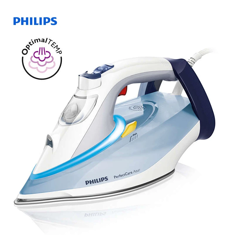 Philips PerfectCare Azur Steam iron with OptimalTemp technology and SteamGlide Plus soleplate 45g/min GC4910/10 | Бытовая техника
