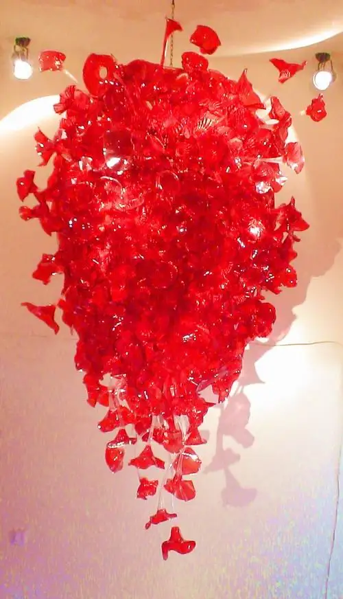 

Home Decoration Contemporary Hand Blown Glass Decorative Designed Chandelier