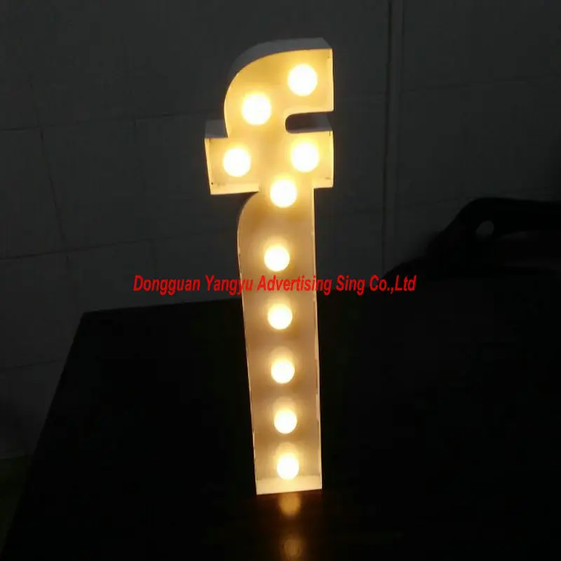 Под заказ металлический винтажный алфавит знак буквы AA батарейка светящийся