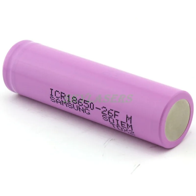 4 шт./лот 18650 ICR 18650-26F 2600mAh литий-ионный аккумулятор 3,7 v для фонарика