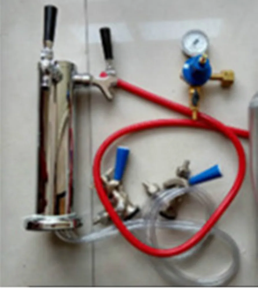 Двойной кран башня для Kegerator конверсионный комплект