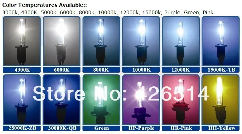 Xplus 12V 24V 55 Вт 35 Вт HID ксеноновая лампа для автомобильных фар H1 H3 H4H7 H8 H9 H11 9005 9006 9007 880 H27 3000K 4300K 6000K 8000K