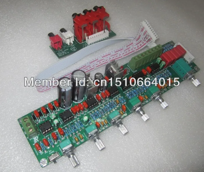 Diy kit 5,1 A1 предусилитель тональная плата микшер эталонный предусилитель монтажная плата HIFI 5,1 предусилитель