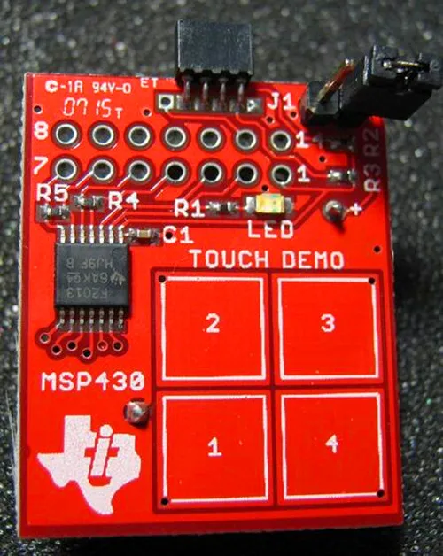 Бесплатная доставка! Сенсорная панель MSP430F2013/оригинальная макетная плата