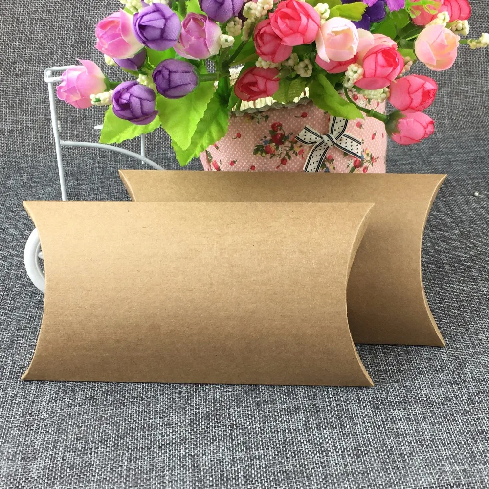 

Коробка из крафт-бумаги, 50 шт./лот, 18 х10 х3 см