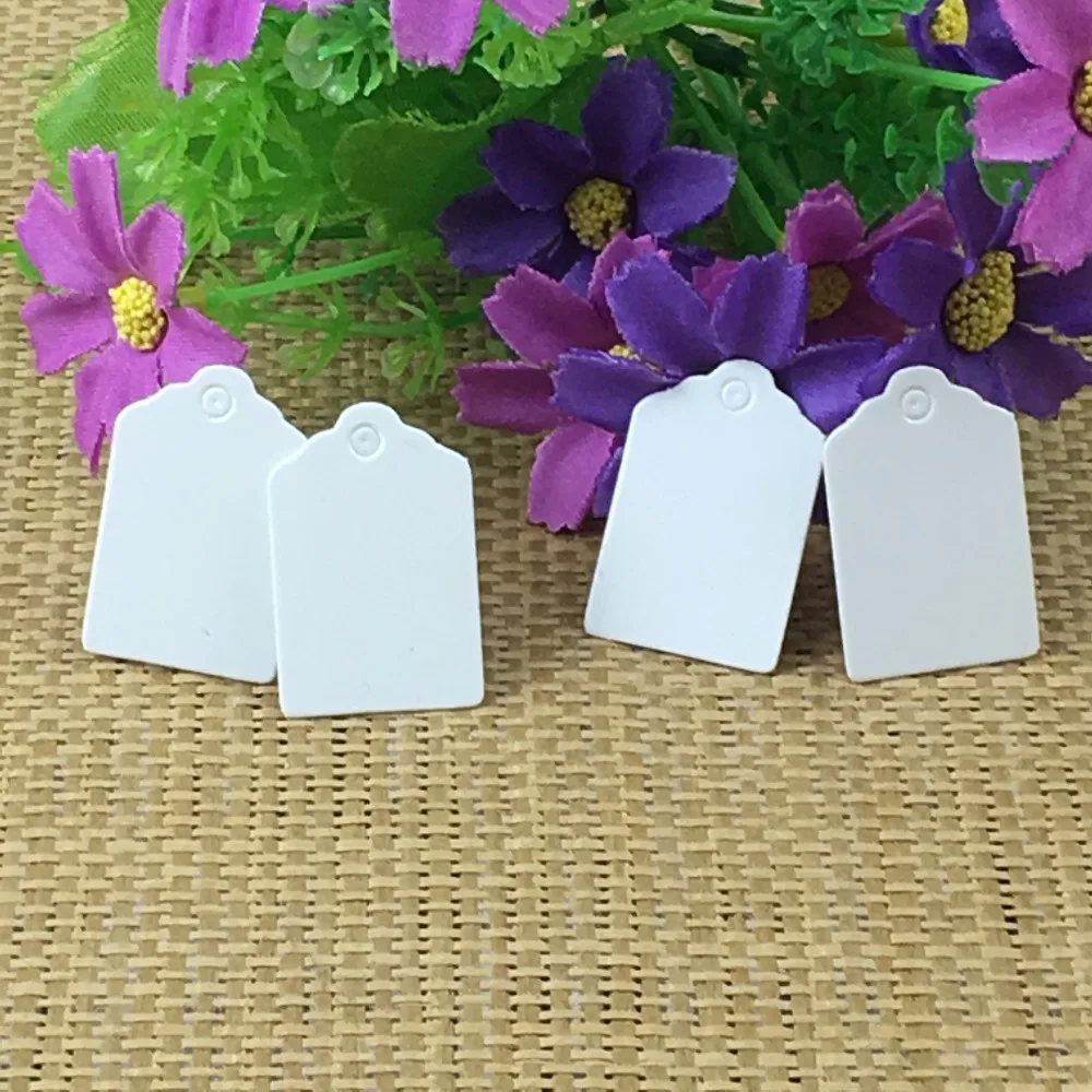 400 шт./лот 3*2 см Маленькая кружевная головка гребешка карта пустая багажная бирка