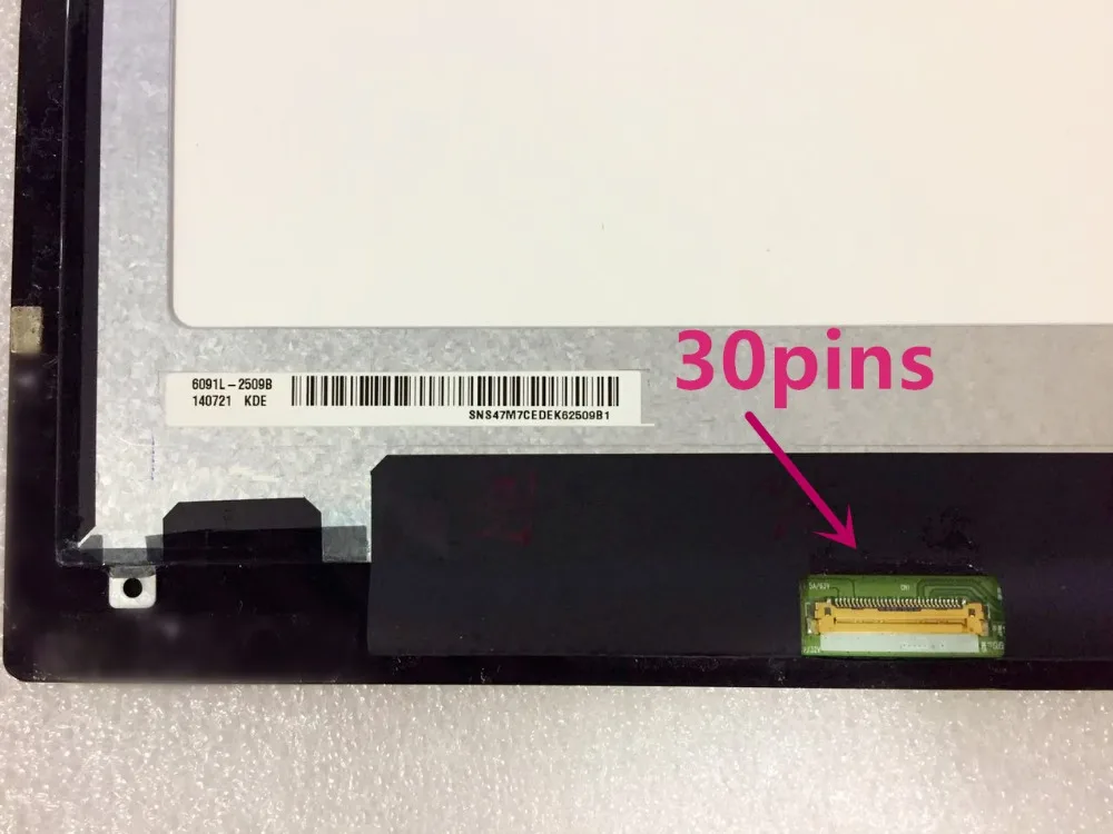 Бренд LP133WH2 SPB1 для Dell inspiron 13 7000 7347 7348 сенсорный ЖК-экран в сборе Сенсорная панель дигитайзер полная сборка