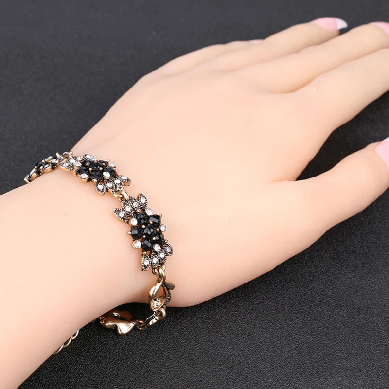 Omen высокое qualityturkish Браслеты Винтаж Jewelry антикварный серебряный позолоченный