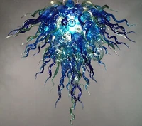 home decoration handmade blown glass chandelier pendant lamp