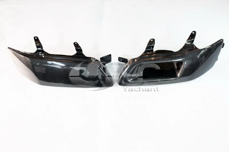 Сменная фара из углеродного волокна подходит для 2001-2007 Lancer Evolution 7-9 EVO 7 8 9 воздухозаборник и блок-офф фар LHS RHS