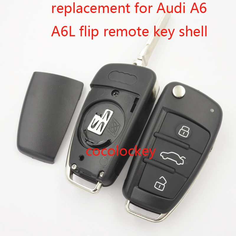 1 шт. Cocolockey Замена ключа Автомобиля Складной Флип Удаленный Случае Ключ Shell 3