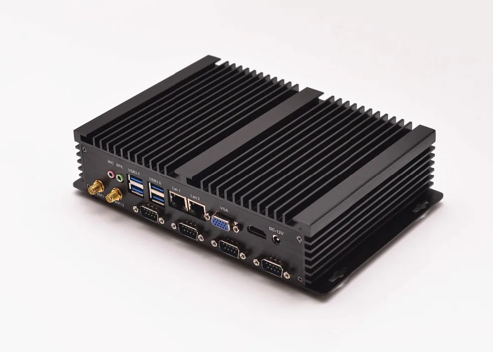 32 Гб SSD мини-ПК 2 ОЗУ QOTOM I37C4 поддержка 720P 1080P Blue-Ray HD видео подходит для домашнего