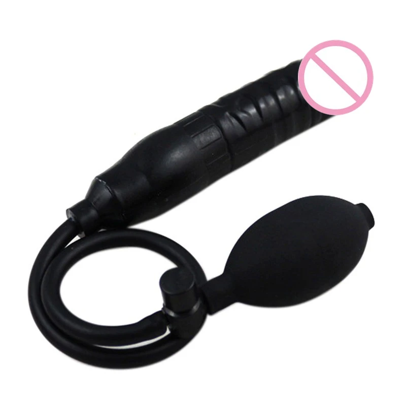 Новый пенис Анальная пробка анальные шарики супер большой надувной огромный