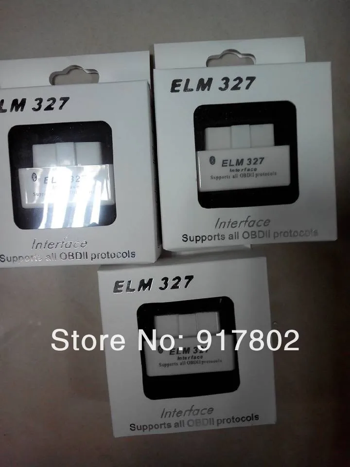 СУПЕР МИНИ 327 самый маленький ELM327 OBD2 сканер 5 шт./лот белого цвета с хорошей упаковкой
