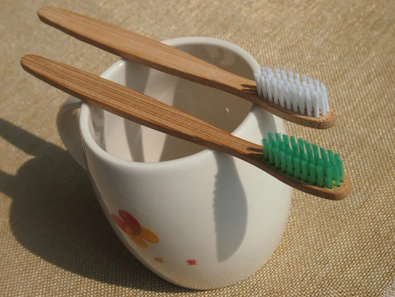 Экологичная зубная щетка DR.PERFECT 2 шт./лот eco Бамбуковая для ухода за полостью рта с