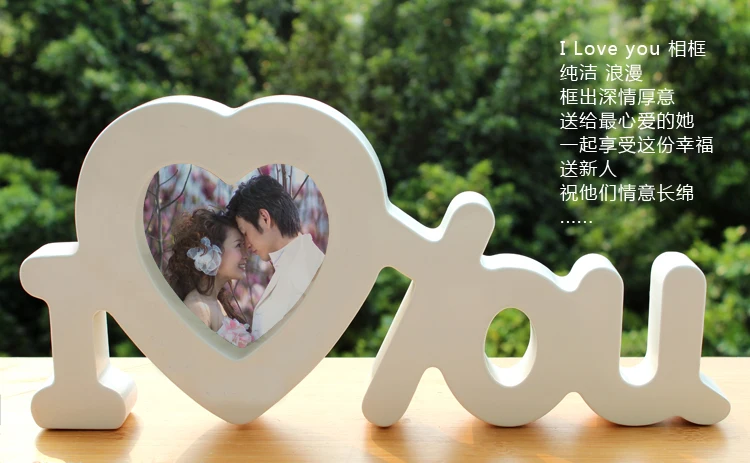 Популярная новая стильная 3D фоторамка это буква из искусственного дерева 3 вида