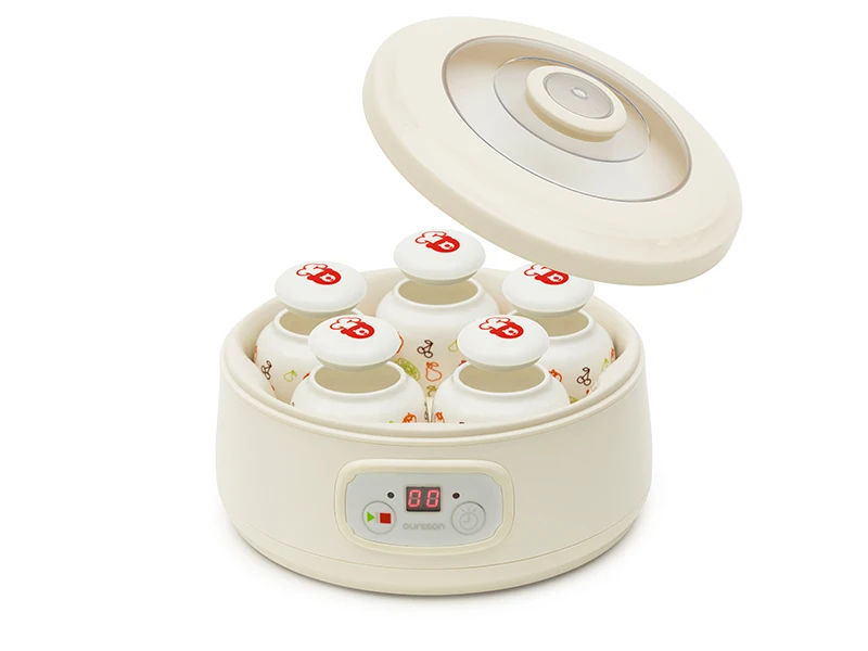 Йогуртница Oursson FE1502D 5 керамических баночек готовьте йогурт ряженку кефир творог