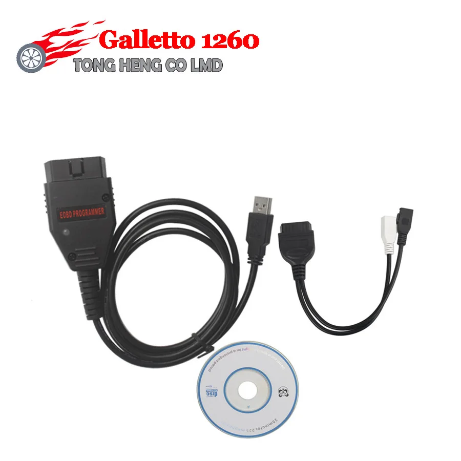 Новое поступление Galletto 1260 ECU чип интерфейс настройки с EOBDII Flasher лучшее качество