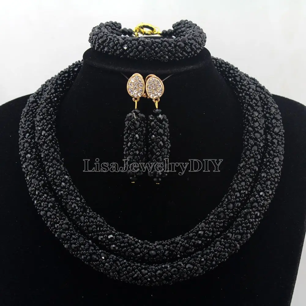 

Великолепное массивное ожерелье, набор африканских ювелирных изделий, набор африканских кристаллов для свадьбы, массивное ожерелье, ювелирные изделия HD7410