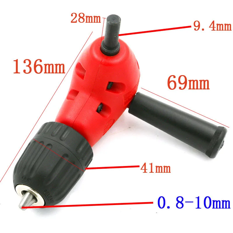 Универсальный патрон для электронной дрели удлинитель под прямым углом 90