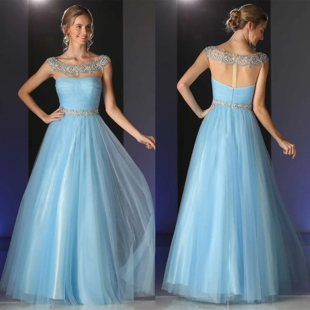 По заказу 2017 Sheer Шеи С Плеча Свадебные платья Бальное платье Длиной до пола