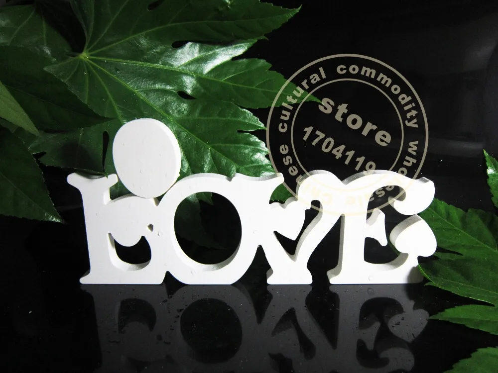 Комбинированные буквенные надписью Love из Искусственного Дерева деревянные
