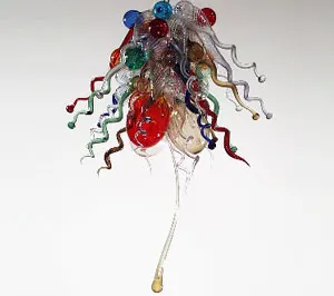 

Modern Luxury Chandeliers LED Bulbs Colorful Hand Blown Murano Glass for Cafes