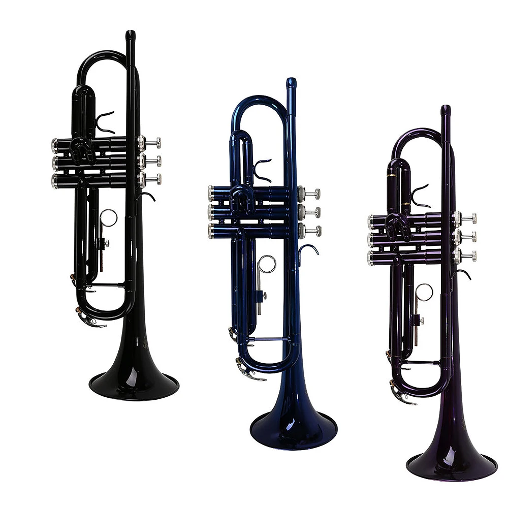 Bb труба B плоский латунный фосфор медь изысканный с мундштуком Чистящая Щетка