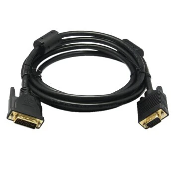 DVI I (24 + 5) в VGA D SUB 15PIN папа адаптер Соединительный кабель 0 3 м/1 5 м/3 м/5 м для