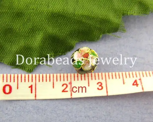 DoreenBeads 50 шт. перегородчатая шариковая прокладка бусины в разных цветах 8 мм диаметр.(B00753), yiwu