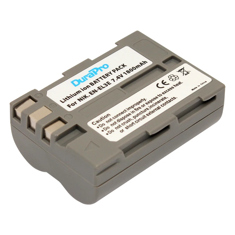 2 предмета EN-EL3e EL3e 7,4 V 1800 мА/ч, Камера Батарейки+ ЖК-дисплей USB Зарядное устройство для Nikon D70 D70S D80 D90 D100 D200 D300 D300S D700 Камера