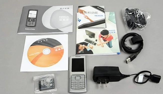 Nokia 6500c мобильный телефон 3g разблокированный Bluetooth MP3-плеер и восстановленный классический телефон один год гарантии