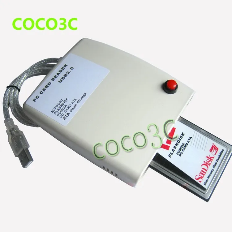 ATA PCMCIA кард-ридер карта памяти 68PIN CardBus к USB адаптер конвертер с переключателем и корпусом