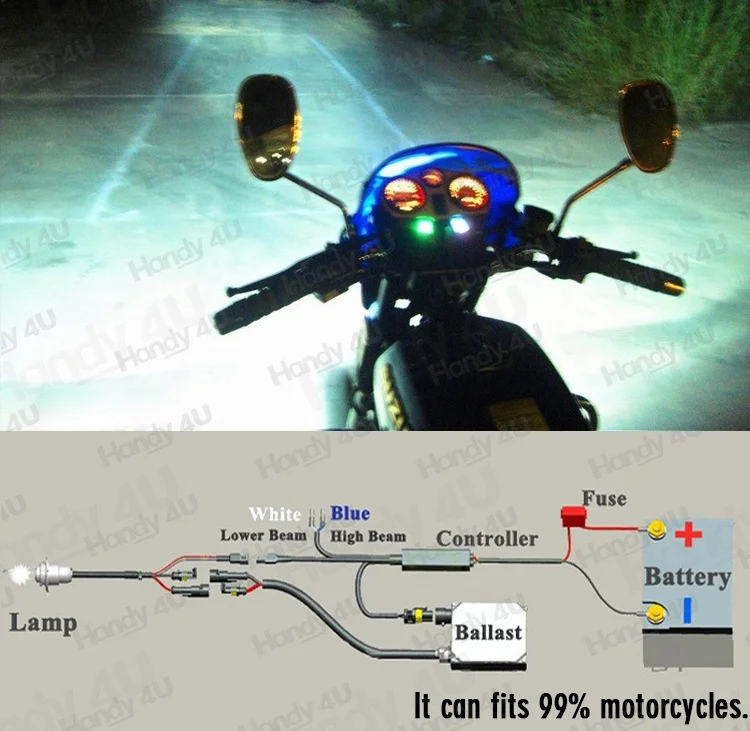 Мотоцикл HID фары мотоцикла балласт для Suzuki GSX 1400 cc 3000 K, 4300 K, 6000 K, 8000 K, 10000K