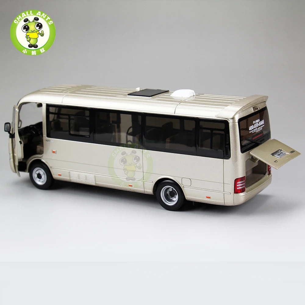 1/32 масштаб Китай YuTong T7 литые модели автобусов игрушки подарок коллекция