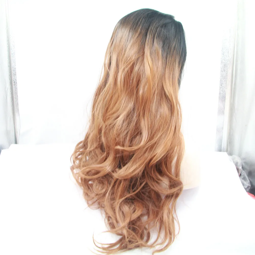 Высокое качество жаропрочных нежный новые мода дамы фигурные парики с фронта