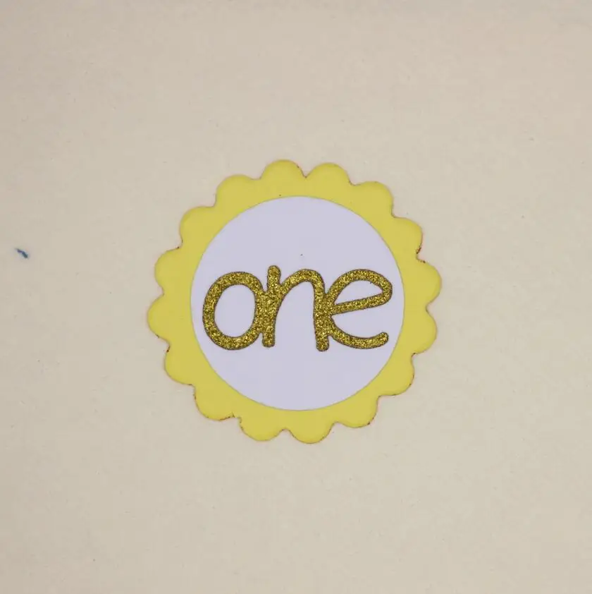 24Pcs Hand cut confetti &quotone&quot and circle First Birthday cake decor Table Confetti | Дом и сад
