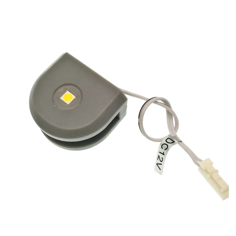 0 7 Вт smd 5050 + 3528 Светодиодный светильник для шкафа 12 В зажим 8 мм стекло